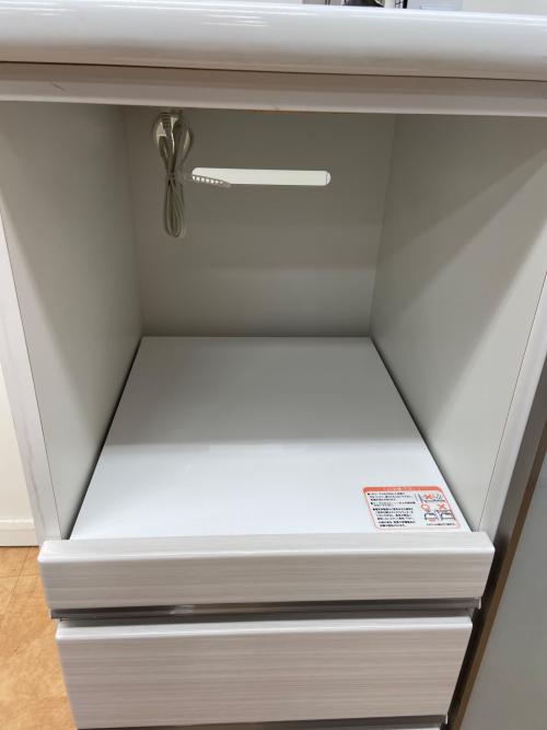 ニトリ 2枚扉キッチンカウンター ホワイト ポスティア 120