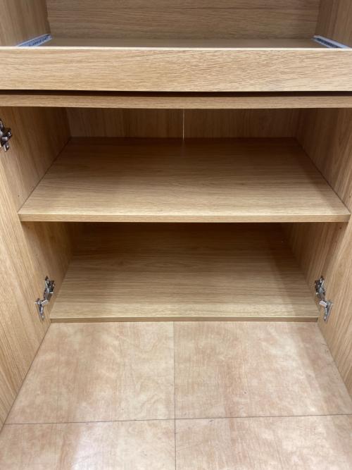 ホームテイスト レンジボード ナチュラル 2枚扉