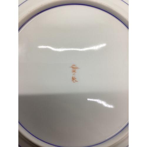 深川製磁 (フカガワセイジ) 盛皿 官窯富士に初日