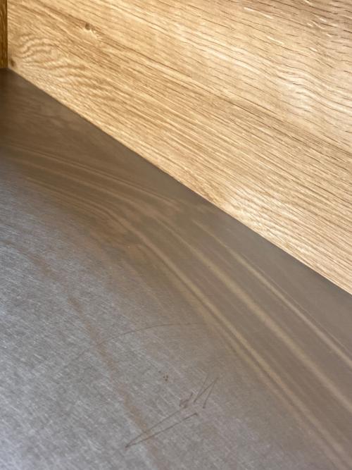 UNICO (ウニコ) レンジボード ナチュラル×シルバー ADDAY