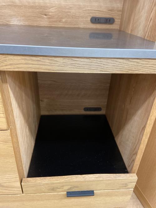 UNICO (ウニコ) レンジボード ナチュラル×シルバー ADDAY