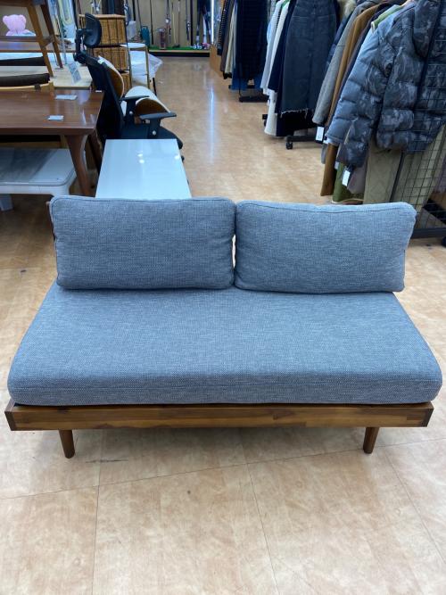 UNICO (ウニコ) ベンチアームソファ ブラウン×グレー SWELLA