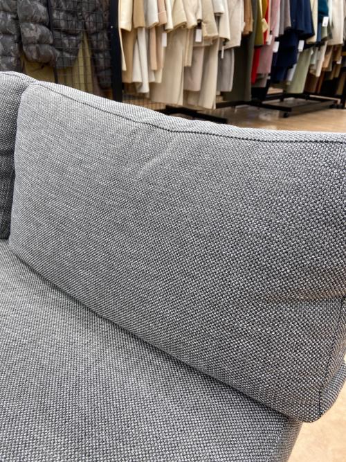 UNICO (ウニコ) ベンチアームソファ ブラウン×グレー SWELLA