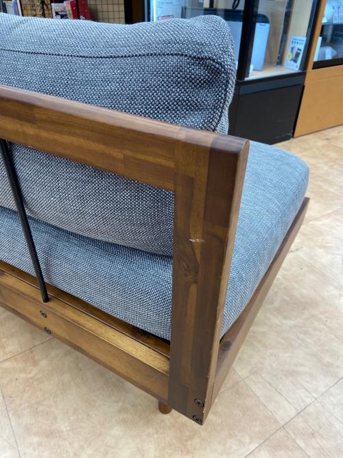 UNICO (ウニコ) ベンチアームソファ ブラウン×グレー SWELLA