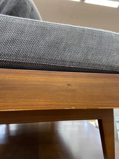 UNICO (ウニコ) ベンチアームソファ ブラウン×グレー SWELLA