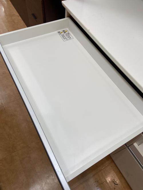 ニトリ レンジボード ホワイト 2枚スライド扉