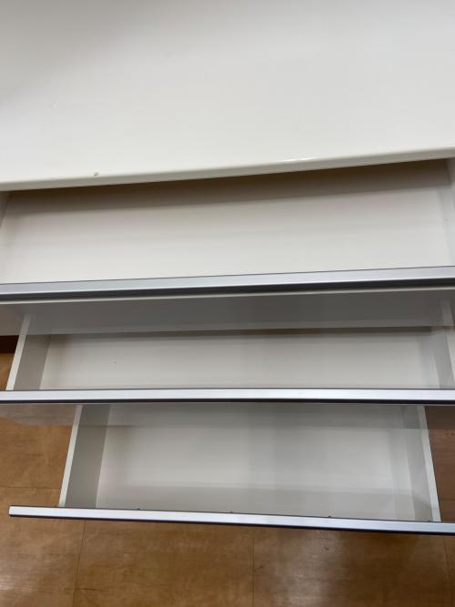 ニトリ レンジボード ホワイト 2枚スライド扉