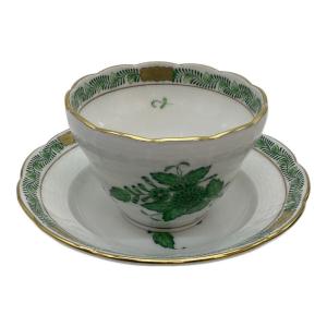 Herend (ヘレンド) カップ&ソーサー ▲ アポニーグリーン