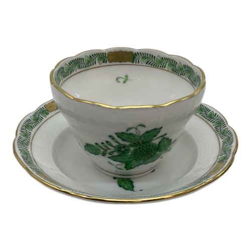 Herend (ヘレンド) カップ&ソーサー ▲ アポニーグリーン