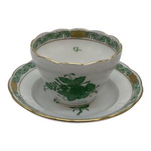 Herend (ヘレンド) カップ&ソーサー ▲ アポニーグリーン