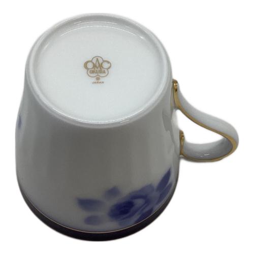 大倉陶園 (オオクラトウエン) マグカップ 100周年記念▲ ブルーローズ(8211)