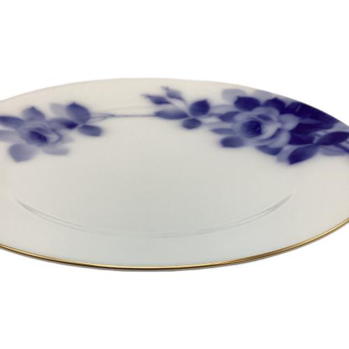大倉陶園 (オオクラトウエン) 23㎝フィッシュ皿 ▲ ブルーローズ(8011)