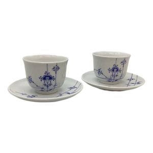 ROYAL COPENHAGEN (ロイヤル・コペンハーゲン) ノンハンドルカップ&ソーサー ▲ ブルーパルメッテ
