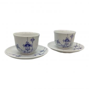 ROYAL COPENHAGEN (ロイヤル・コペンハーゲン) ノンハンドルカップ&ソーサー ▲ ブルーパルメッテ