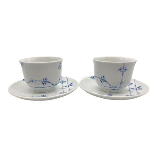 ROYAL COPENHAGEN (ロイヤル・コペンハーゲン) ノンハンドルカップ&ソーサー ブルーパルメッテ