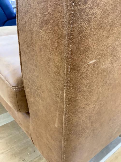 Knot antiques (ノットアンティークス) 片袖ソファー 253 キャメル GRESS