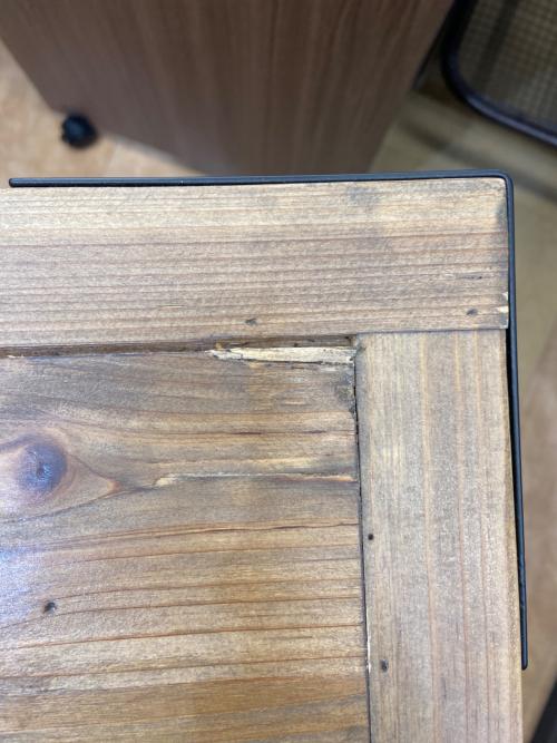 UP TOWN (アップタウン) 昇降ダイニングテーブル(手動) インダストリアル調 ナチュラル×ブラック