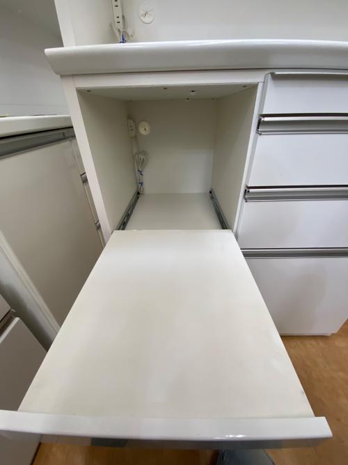 松田家具 (マツダカグ) レンジボード ホワイト｜トレファクONLINE