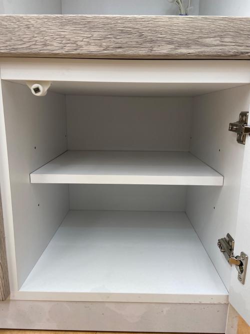 近藤産業 (コンドウサンギョウ) レンジボード 木目調 ホワイト