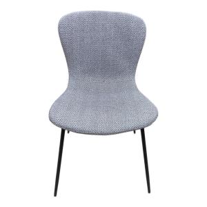 a.depeche ダイニングチェアー ライトグレー×ブラック zip design