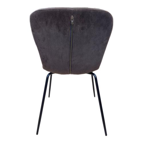 a.depeche (アデペシュ) ダイニングチェアー ブラウン×ブラック zip design