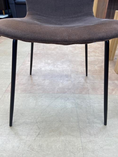 a.depeche (アデペシュ) ダイニングチェアー ブラウン×ブラック zip design