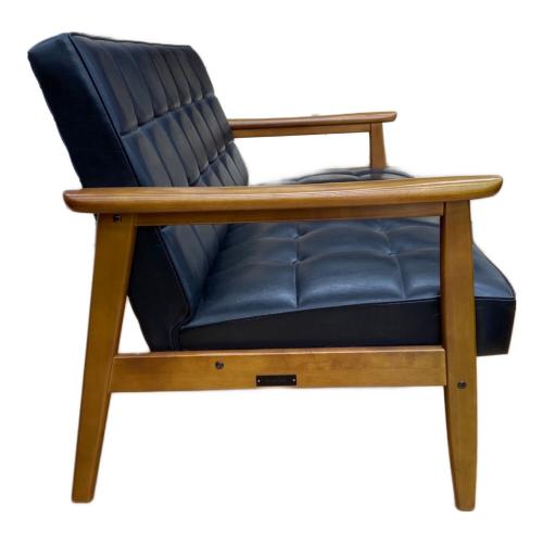 カリモク60 (カリモクロクマル) 2人掛けソファー ブラック Kチェア