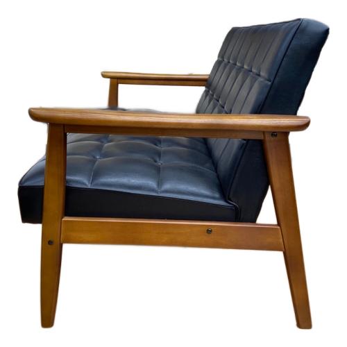 カリモク60 (カリモクロクマル) 2人掛けソファー ブラック Kチェア