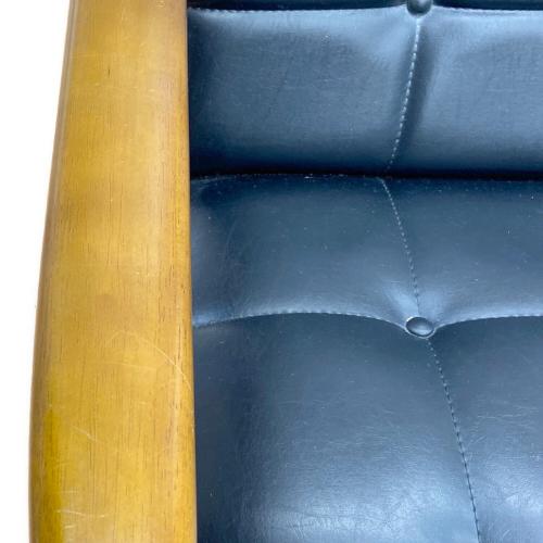 カリモク60 (カリモクロクマル) 2人掛けソファー ブラック Kチェア