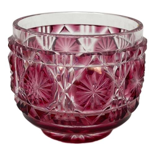 薩摩切子 (サツマキリコ) お猪口 ▲