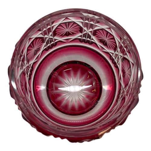 薩摩切子 (サツマキリコ) お猪口 ▲