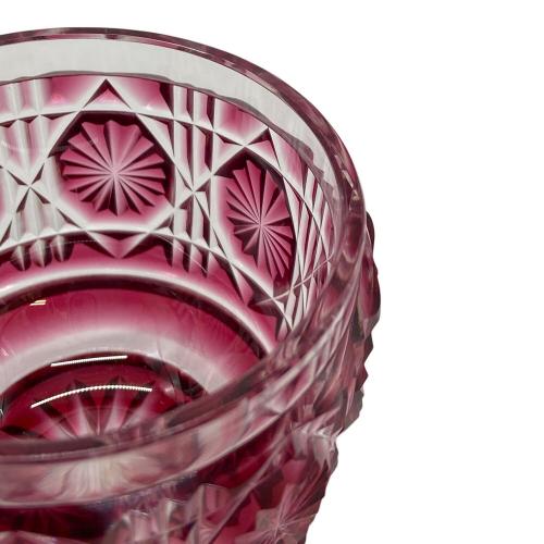 薩摩切子 (サツマキリコ) お猪口 ▲