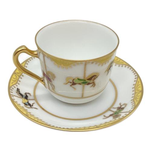 大倉陶園 (オオクラトウエン) コーヒーカップ&ソーサー うまくゆく回転木馬