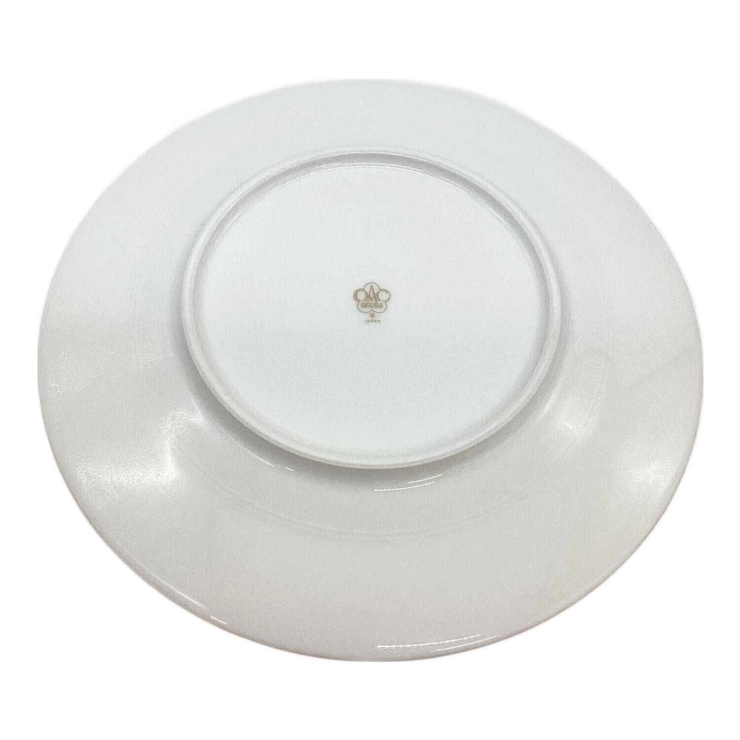 大倉陶園 (オオクラトウエン) デザートプレート 20cm うまくゆく回転