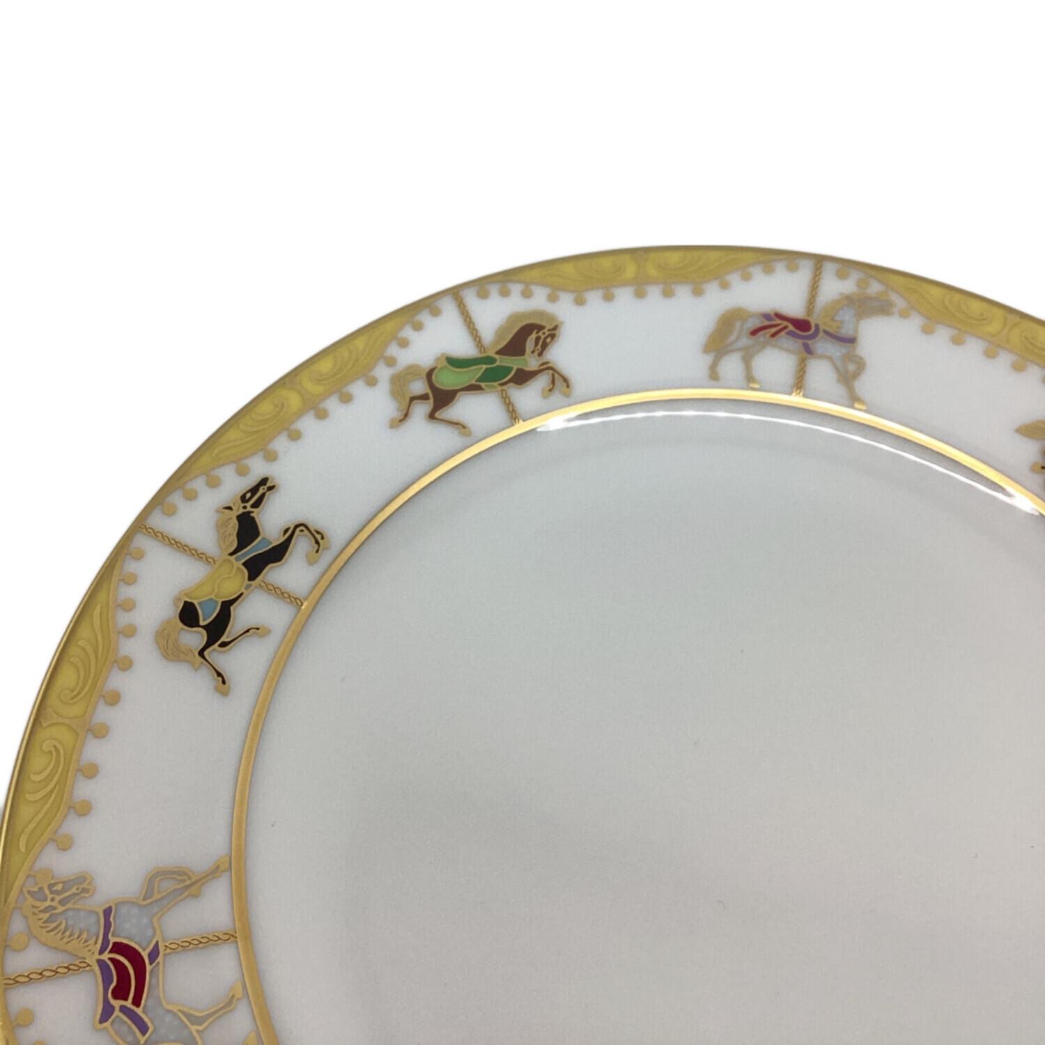 大倉陶園 (オオクラトウエン) デザートプレート 20cm うまくゆく回転