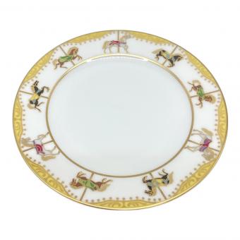 大倉陶園 (オオクラトウエン) デザートプレート 20cm うまくゆく回転木馬