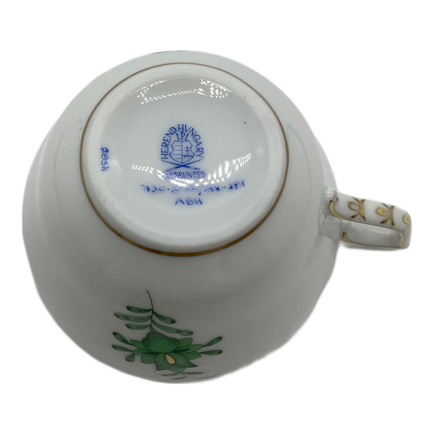 Herend (ヘレンド) カップ&ソーサー アポニーグリーン｜トレファクONLINE
