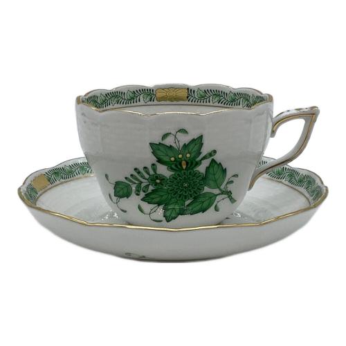 Herend (ヘレンド) カップ&ソーサー アポニーグリーン