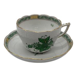 Herend (ヘレンド) カップ&ソーサー　アポニーグリーン