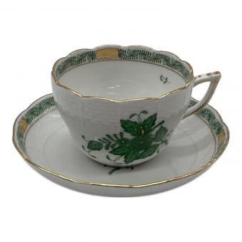 Herend (ヘレンド) カップ&ソーサー　アポニーグリーン