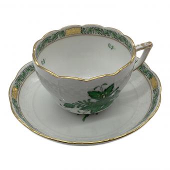 Herend (ヘレンド) カップ&ソーサー ▲ アポニーグリーン