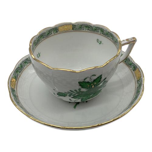 Herend (ヘレンド) カップ&ソーサー ▲ アポニーグリーン
