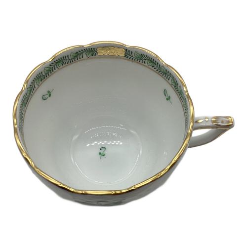 Herend (ヘレンド) カップ&ソーサー ▲ アポニーグリーン