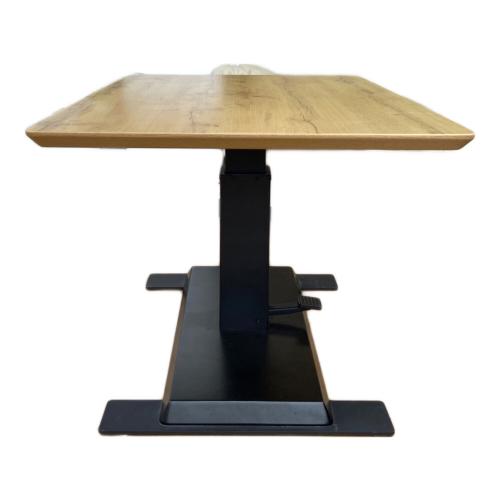 ニトリ 昇降デスク(手動) ナチュラル×ブラック