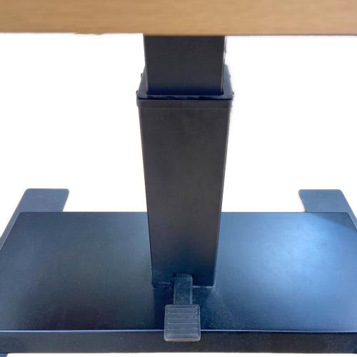 ニトリ 昇降デスク(手動) ナチュラル×ブラック