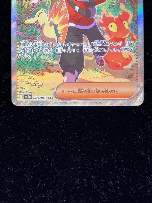 ヒビキの冒険 ポケモンカード 089/063 SAR