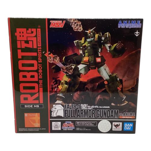 BANDAI (バンダイ) FA-78-1 フルアーマーガンダム ver. A.N.I.M.E. ～リアルマーキング～ ガンプラ ROBOT魂