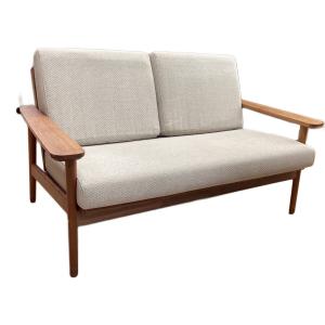 karimoku (カリモク) 2人掛けソファー 84 高さ70 幅137 奥行67 グレー