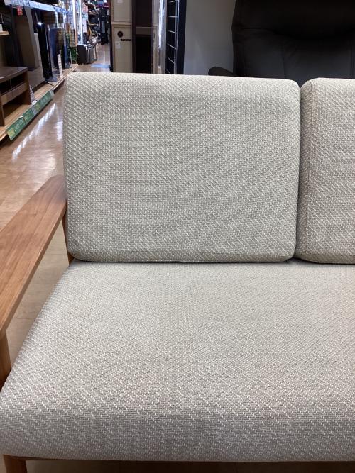 karimoku (カリモク) 2人掛けソファー 84 高さ70 幅137 奥行67 グレー