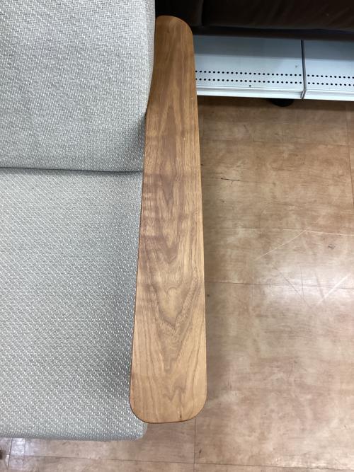 karimoku (カリモク) 2人掛けソファー 84 高さ70 幅137 奥行67 グレー